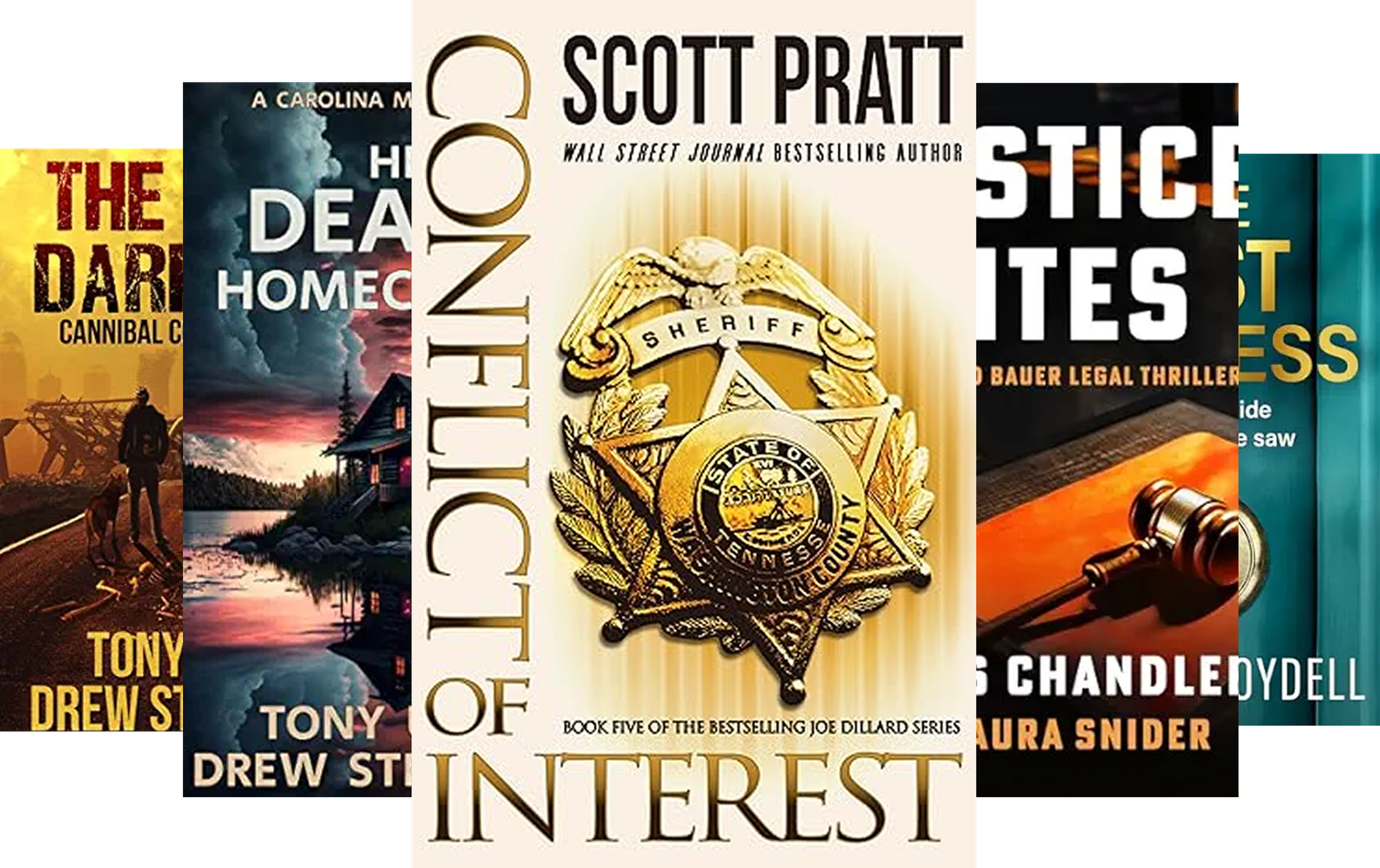 Stack of published books